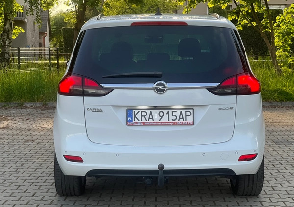 Opel Zafira cena 43900 przebieg: 105000, rok produkcji 2012 z Świecie małe 742